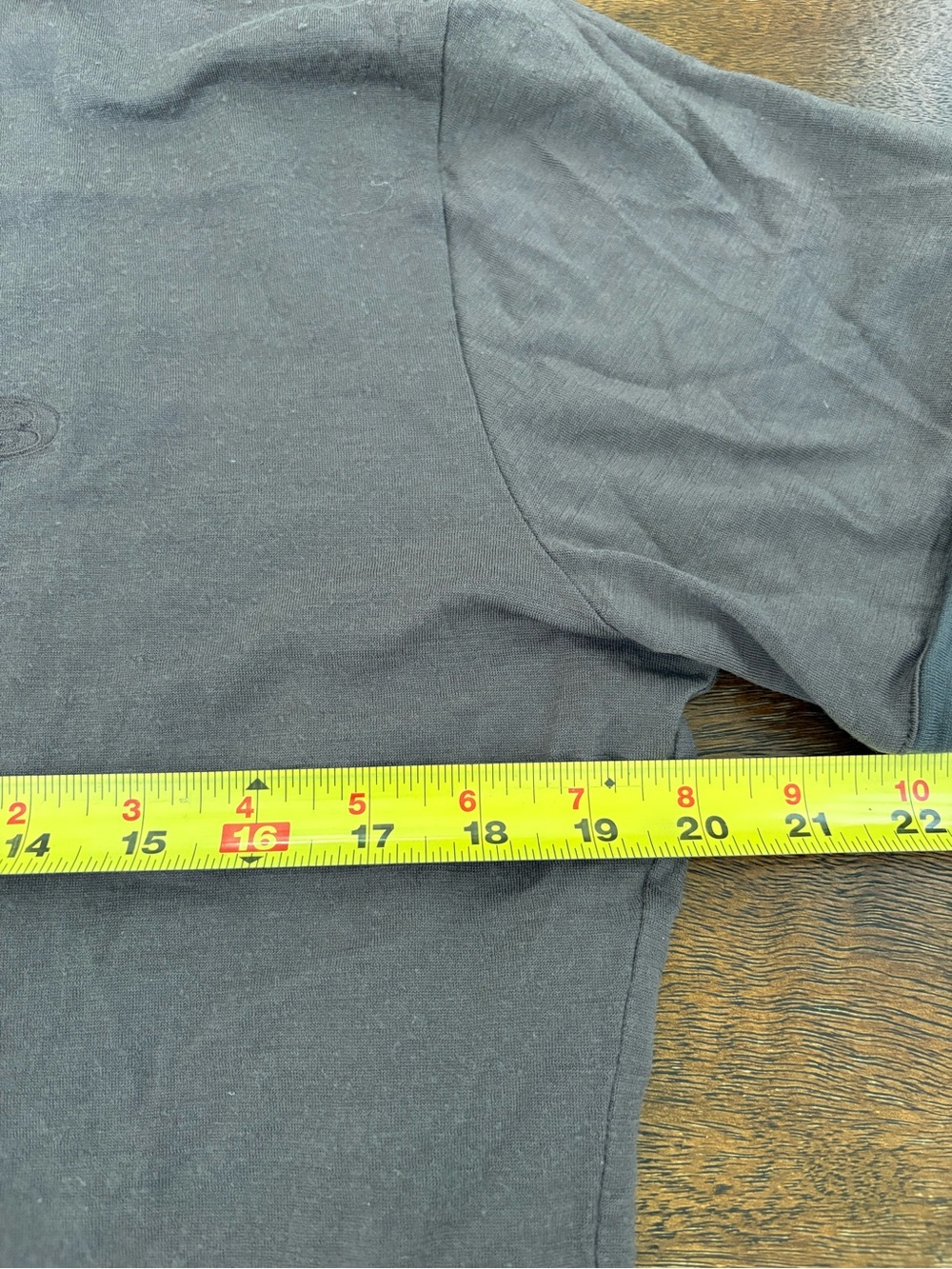 Icebreaker Shirt Mens Large Gray Superfine Merino 190 Ringer Tee Regular Fit - Picture 11 of 11
